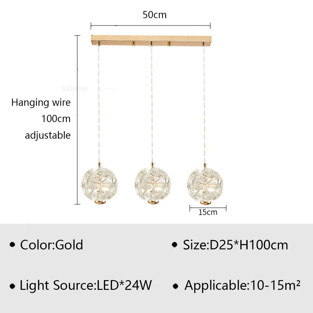 Modern LED Decor Lighting Fixture Luster