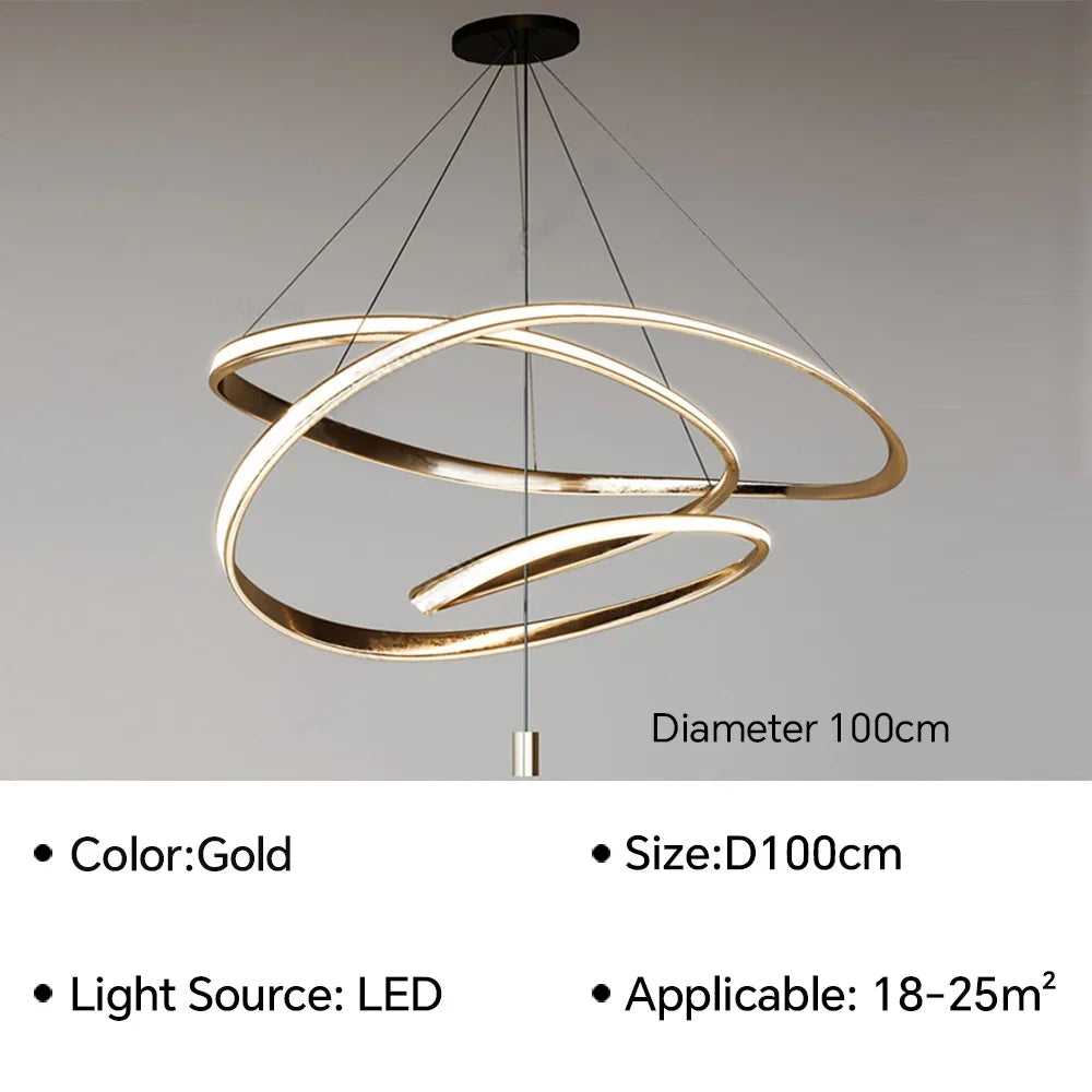 Q500Modern LED Pendant Lamp Chandelier