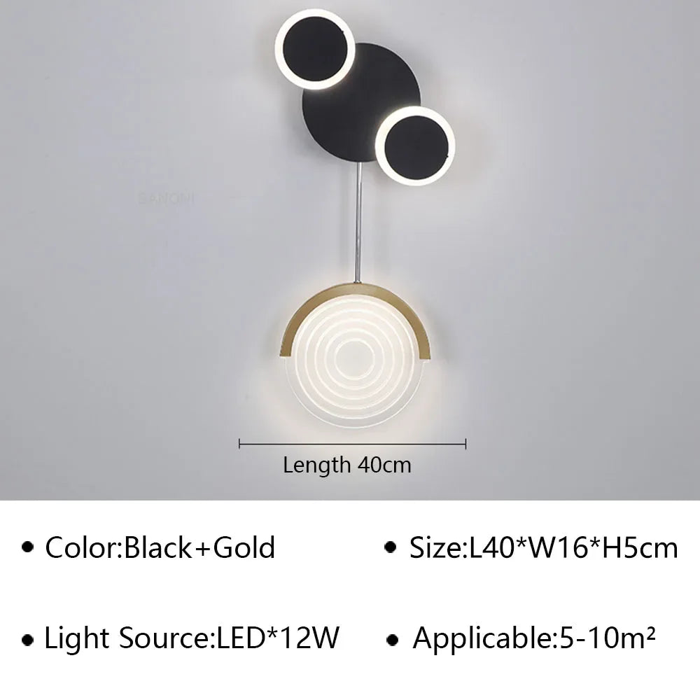 Modern LED Wall Lamp Bedside Sconce B