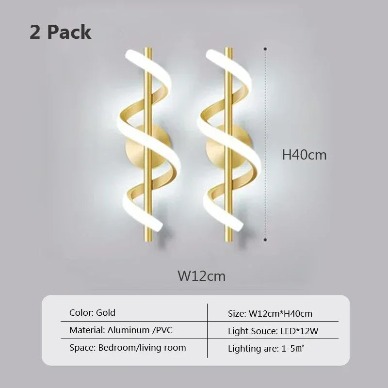 Modern LED Wall Lamp Creative Wall Sconce D