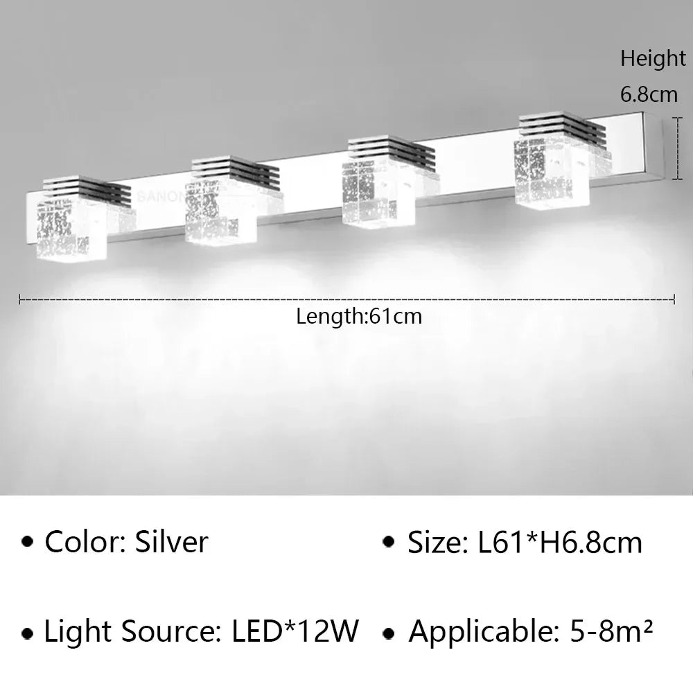 Modern LED Wall Lamp Crystal Sconce A1
