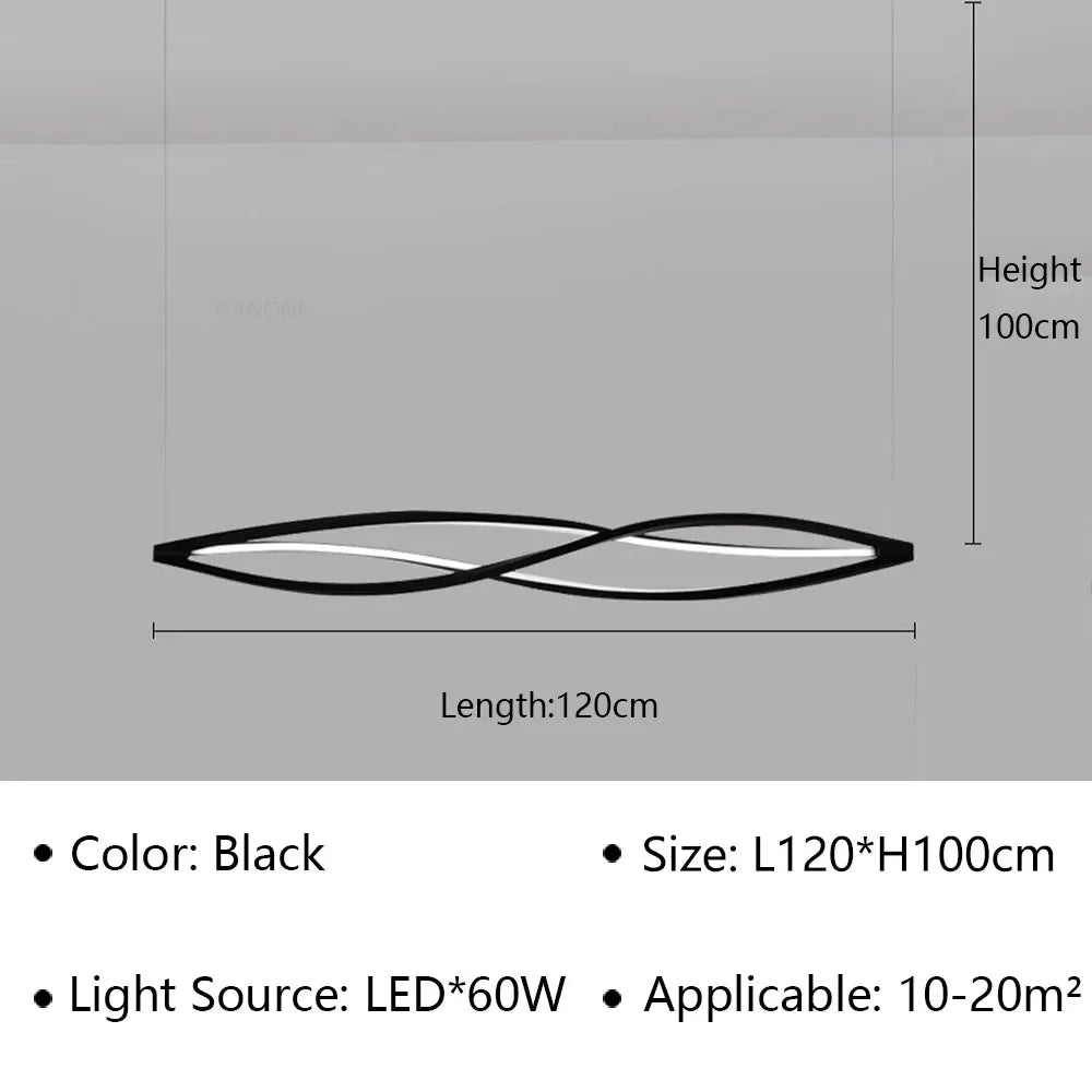 Modern Pendant Lamp LED Hanging Chandelier