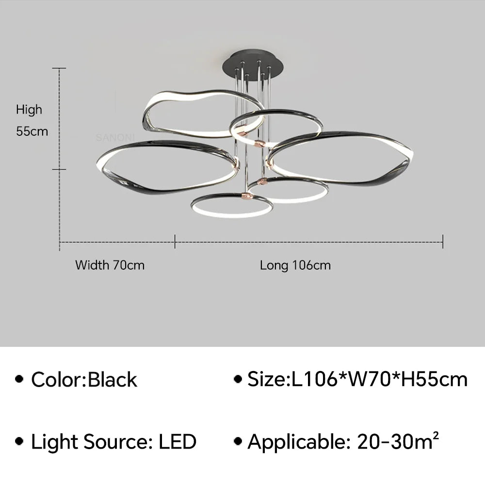 Modern Ceiling Chandelier LED Hanging Lamp