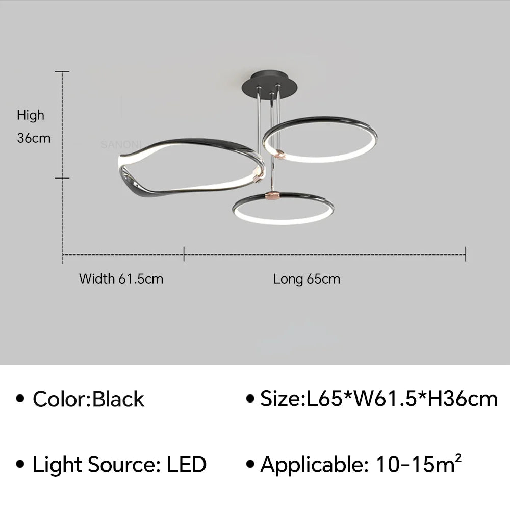 Modern Ceiling Chandelier LED Hanging Lamp
