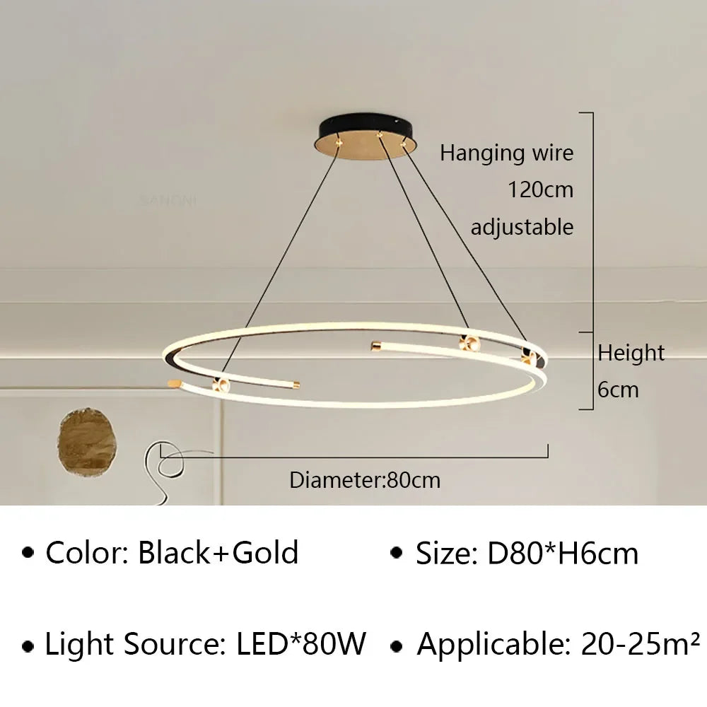 Modern Hanging Chandelier LED Pendant Lamp