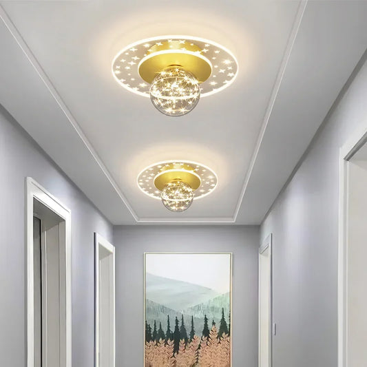 QW101 Modern LED Aisle Ceiling Lamp Chandelier