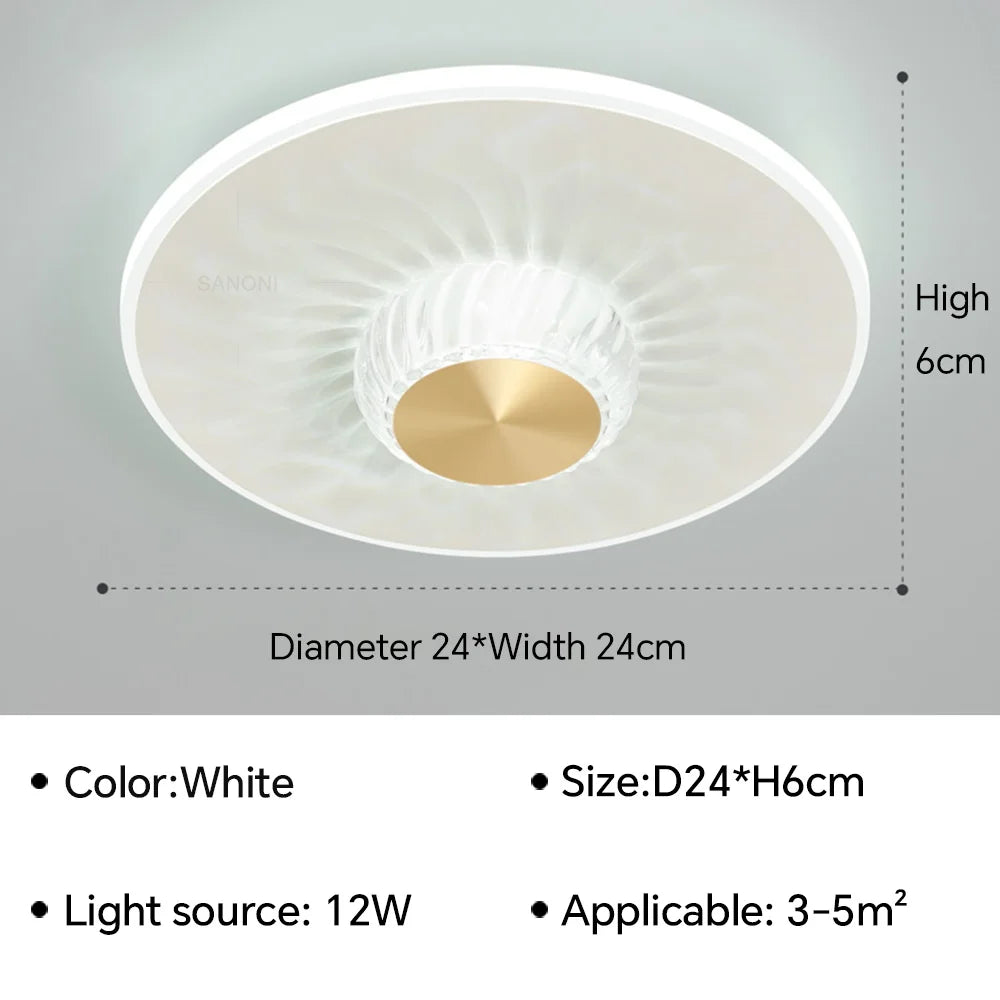 QW101 Modern LED Aisle Ceiling Lamp Chandelier