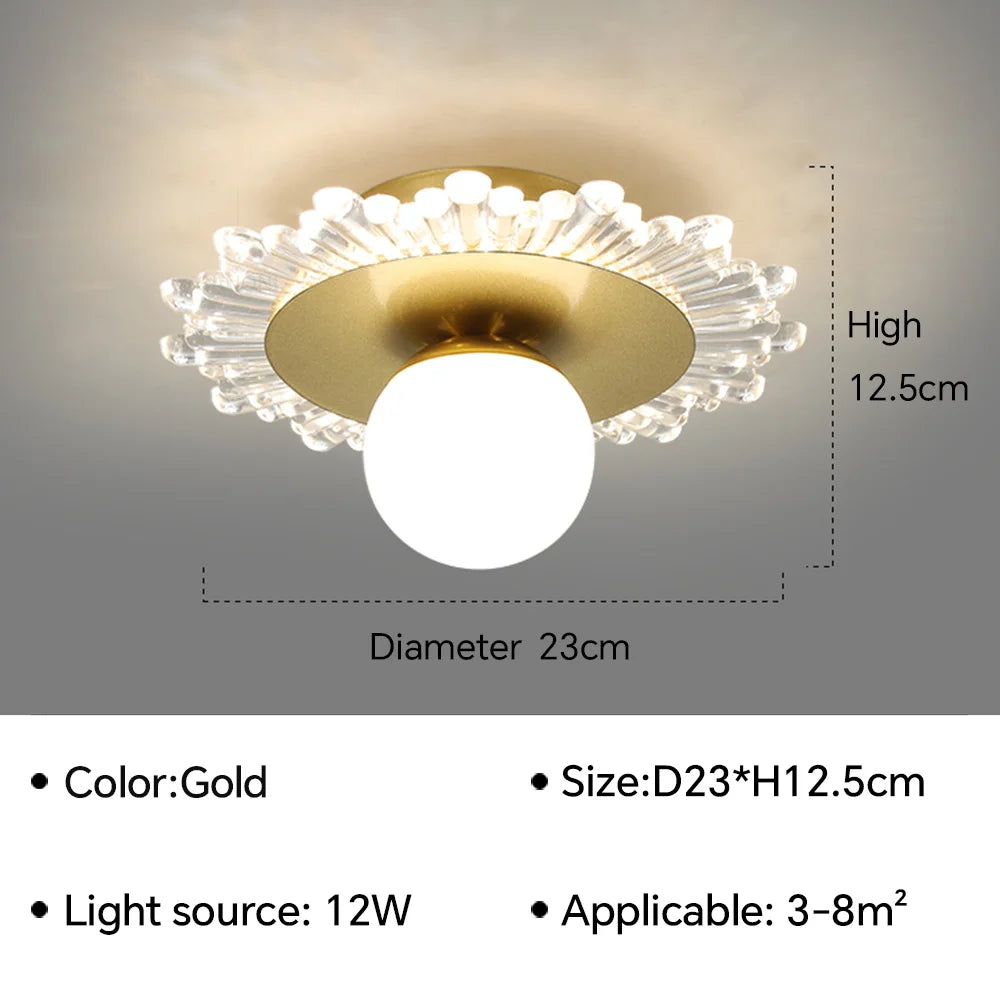 QW101 Modern LED Aisle Ceiling Lamp Chandelier
