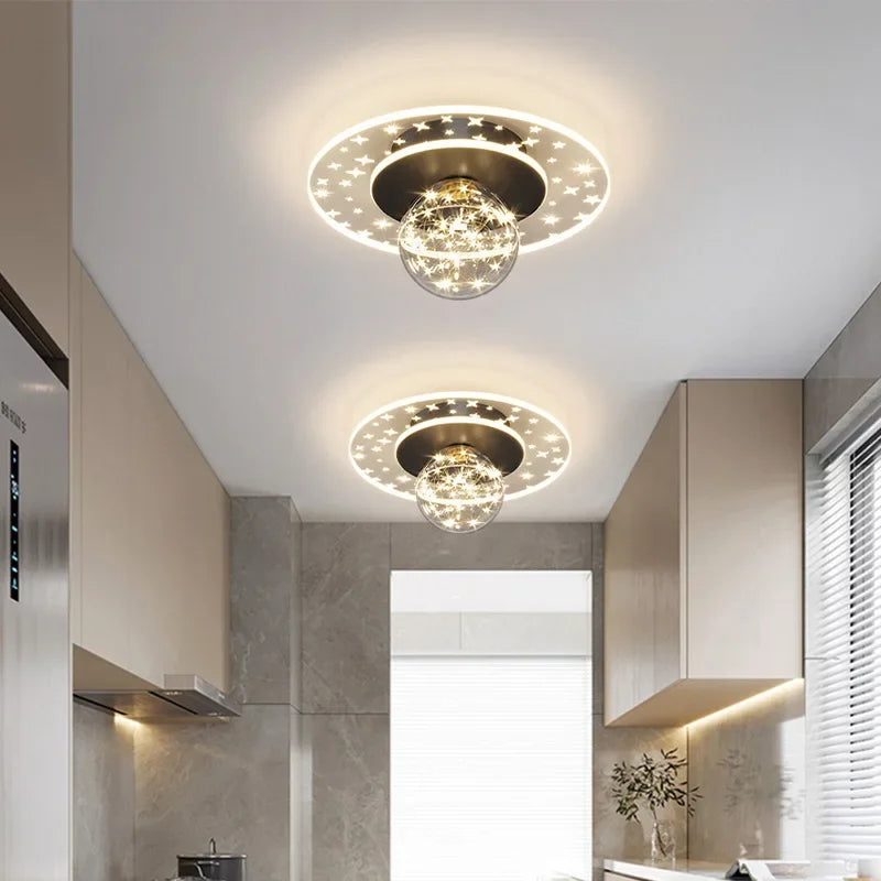 QW101 Modern LED Aisle Ceiling Lamp Chandelier
