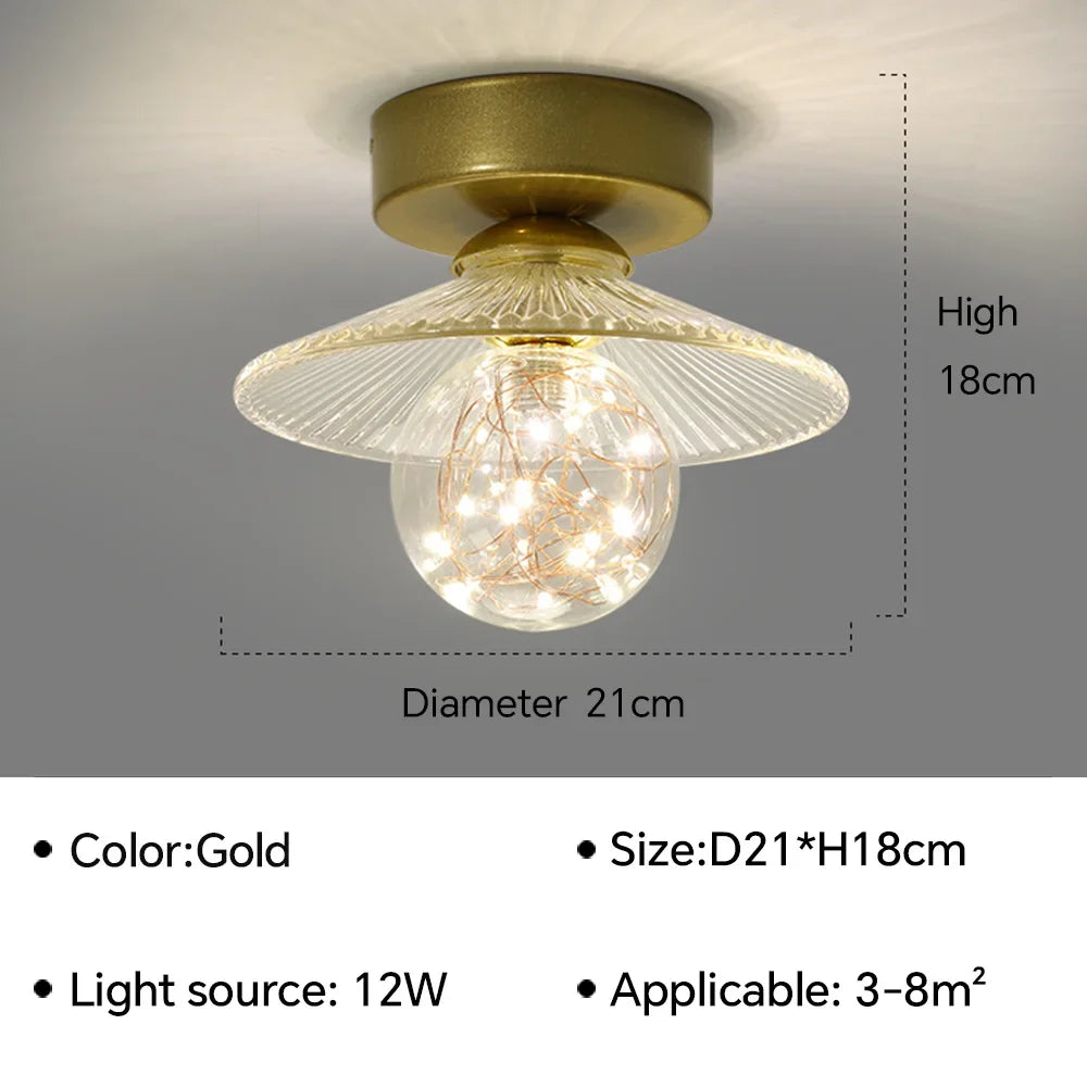 QW101 Modern LED Aisle Ceiling Lamp Chandelier