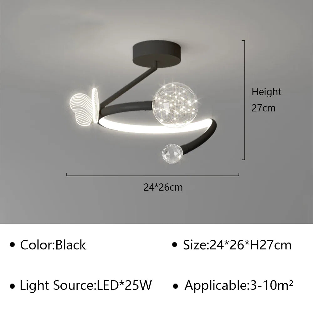 Q 12 Modern LED Aisle Ceiling Lamp
