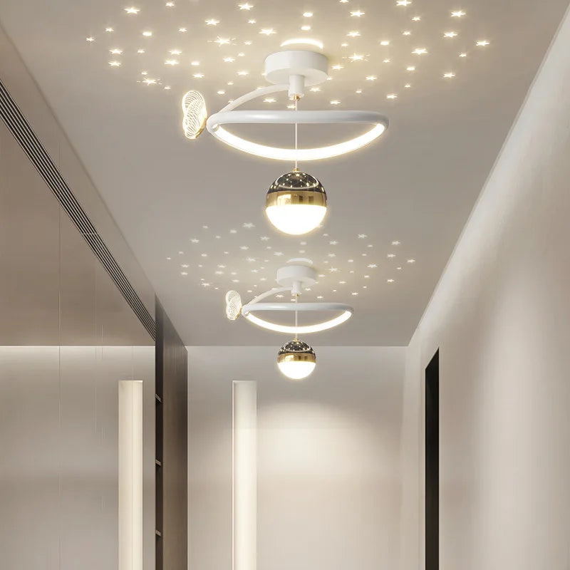 Q 12 Modern LED Aisle Ceiling Lamp