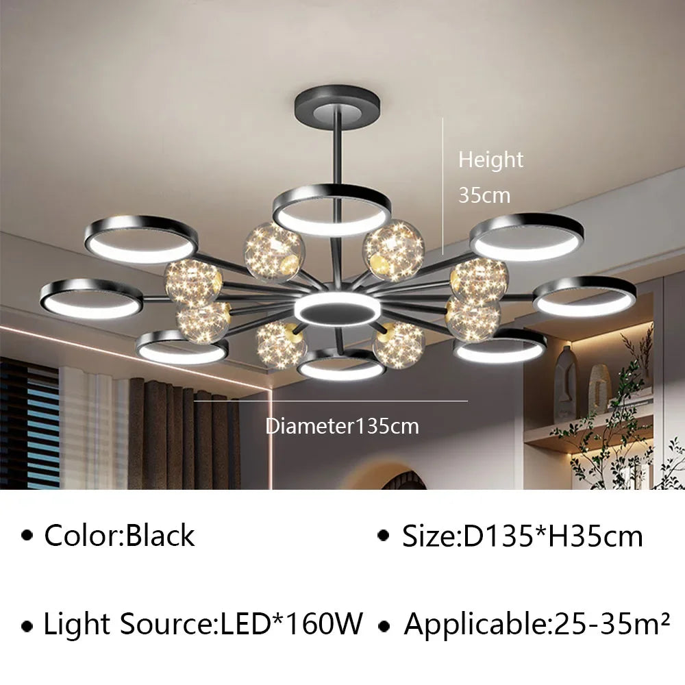 U2 Modern LED Ceiling Lamp Chandelier
