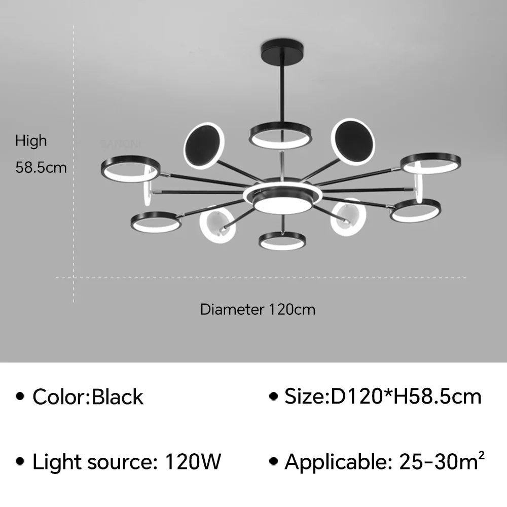 U2 Modern LED Ceiling Lamp Chandelier