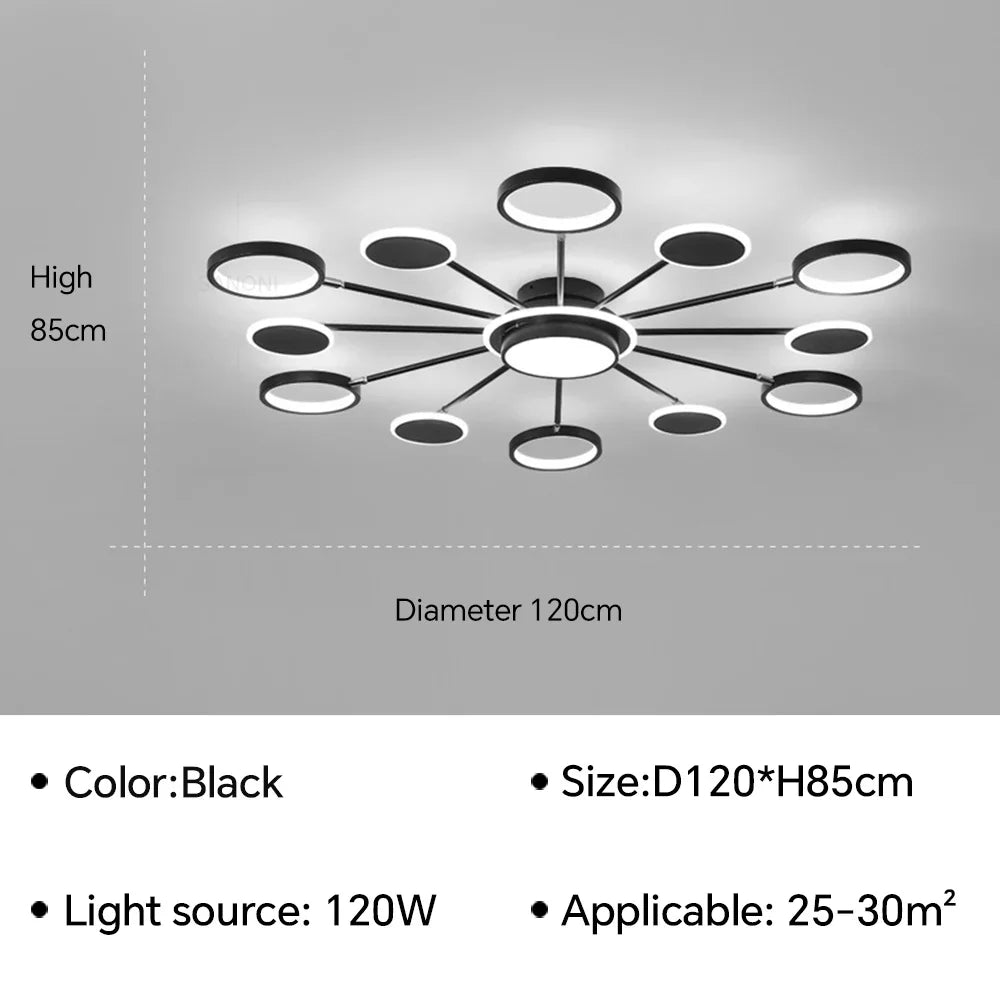 U2 Modern LED Ceiling Lamp Chandelier
