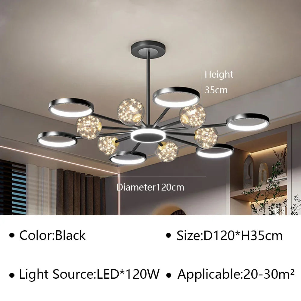 U2 Modern LED Ceiling Lamp Chandelier