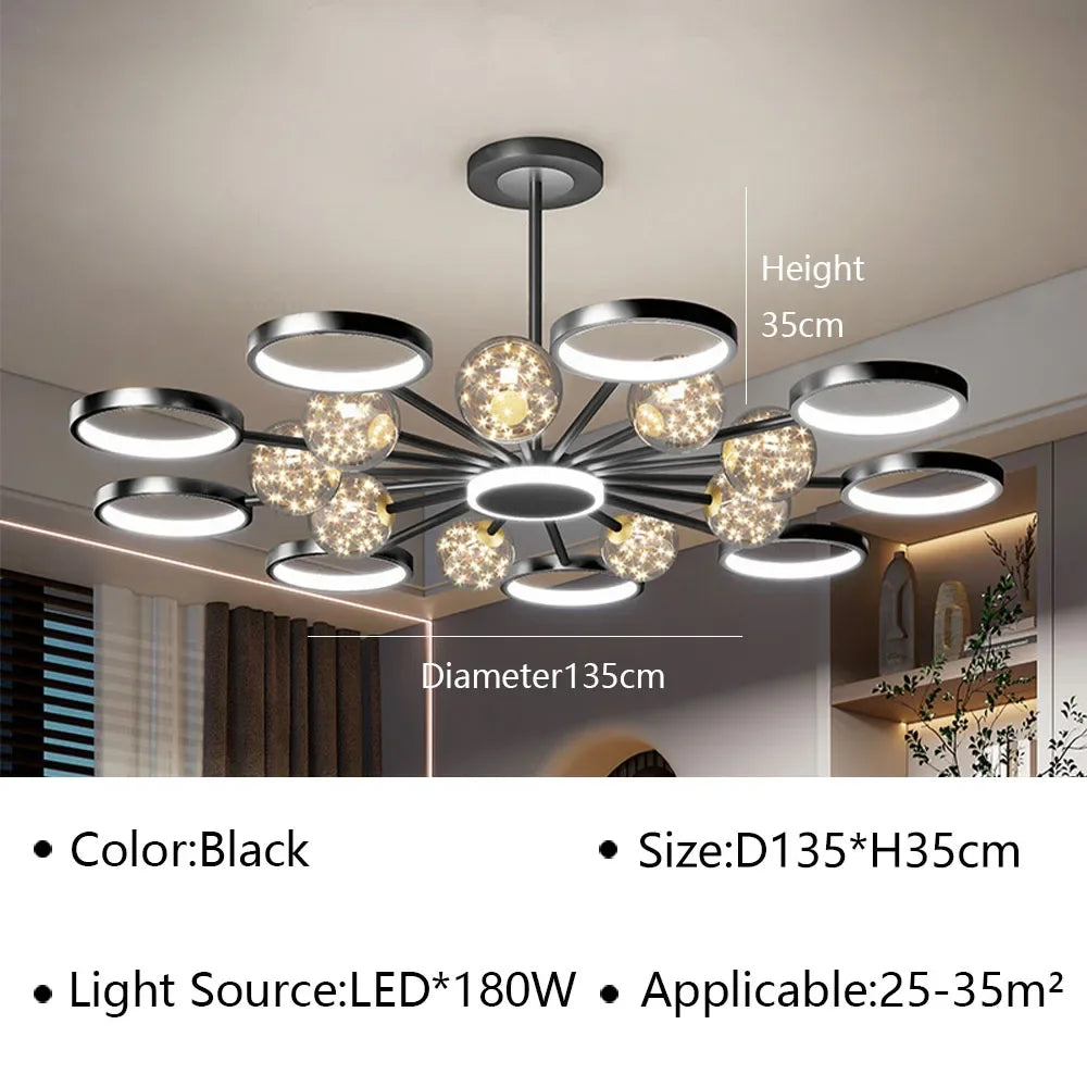 U2 Modern LED Ceiling Lamp Chandelier