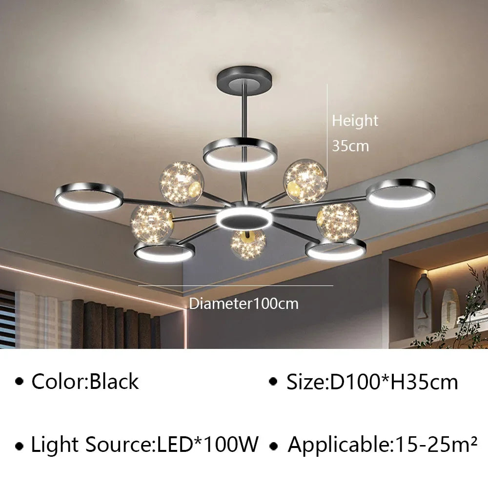 U2 Modern LED Ceiling Lamp Chandelier