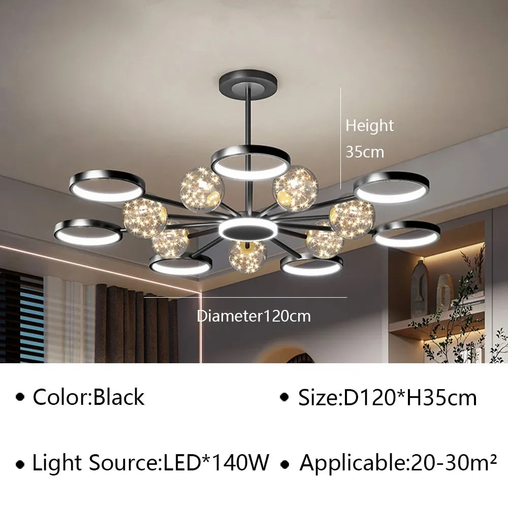 U2 Modern LED Ceiling Lamp Chandelier