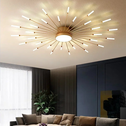 Modern LED Ceiling Lamps - Acrylic Sunflower Ceiling Lights