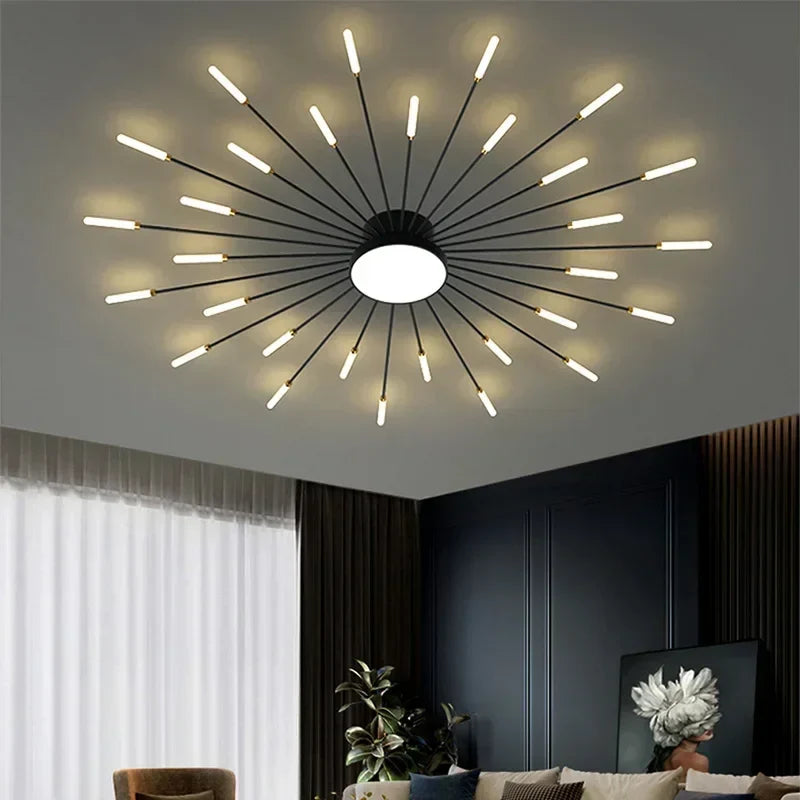 Modern LED Ceiling Lamps - Acrylic Sunflower Ceiling Lights