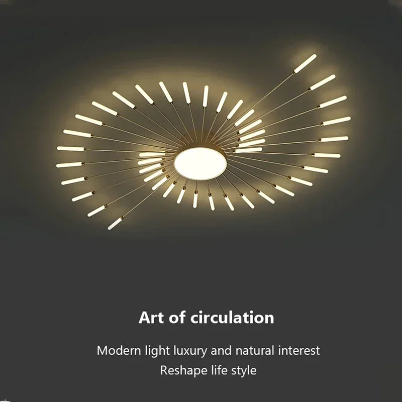 Modern LED Ceiling Lamps - Acrylic Sunflower Ceiling Lights