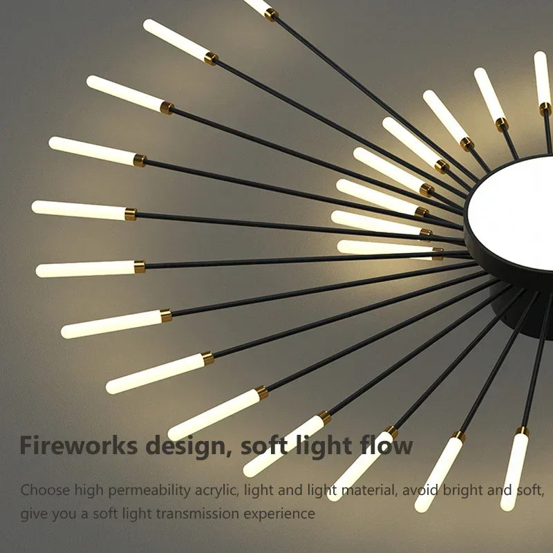 Modern LED Ceiling Lamps - Acrylic Sunflower Ceiling Lights