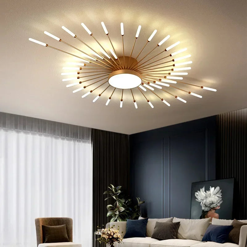Modern LED Ceiling Lamps - Acrylic Sunflower Ceiling Lights