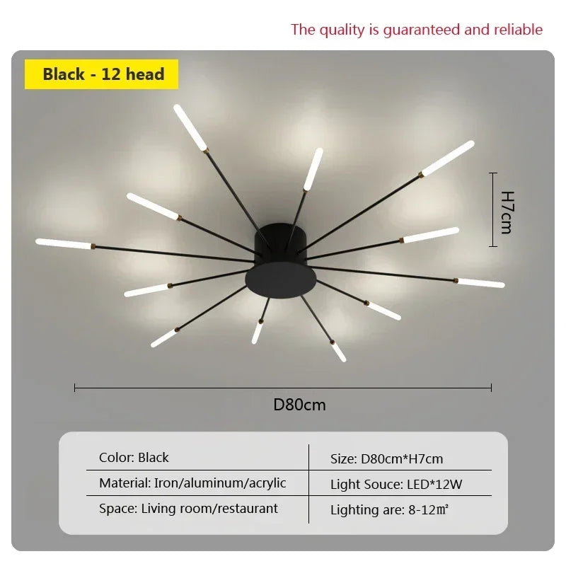 Modern LED Ceiling Lamps - Acrylic Sunflower Ceiling Lights