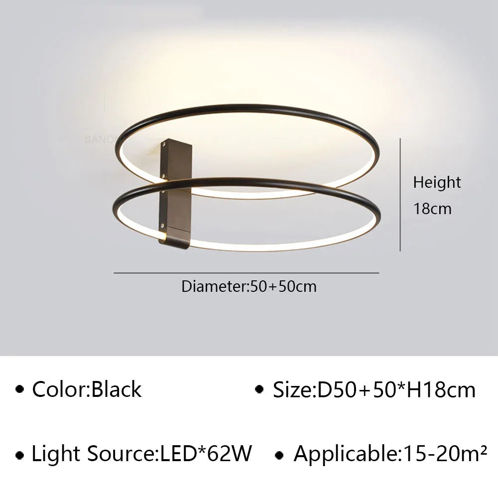 Modern LED Ceiling Light Fixture Luster