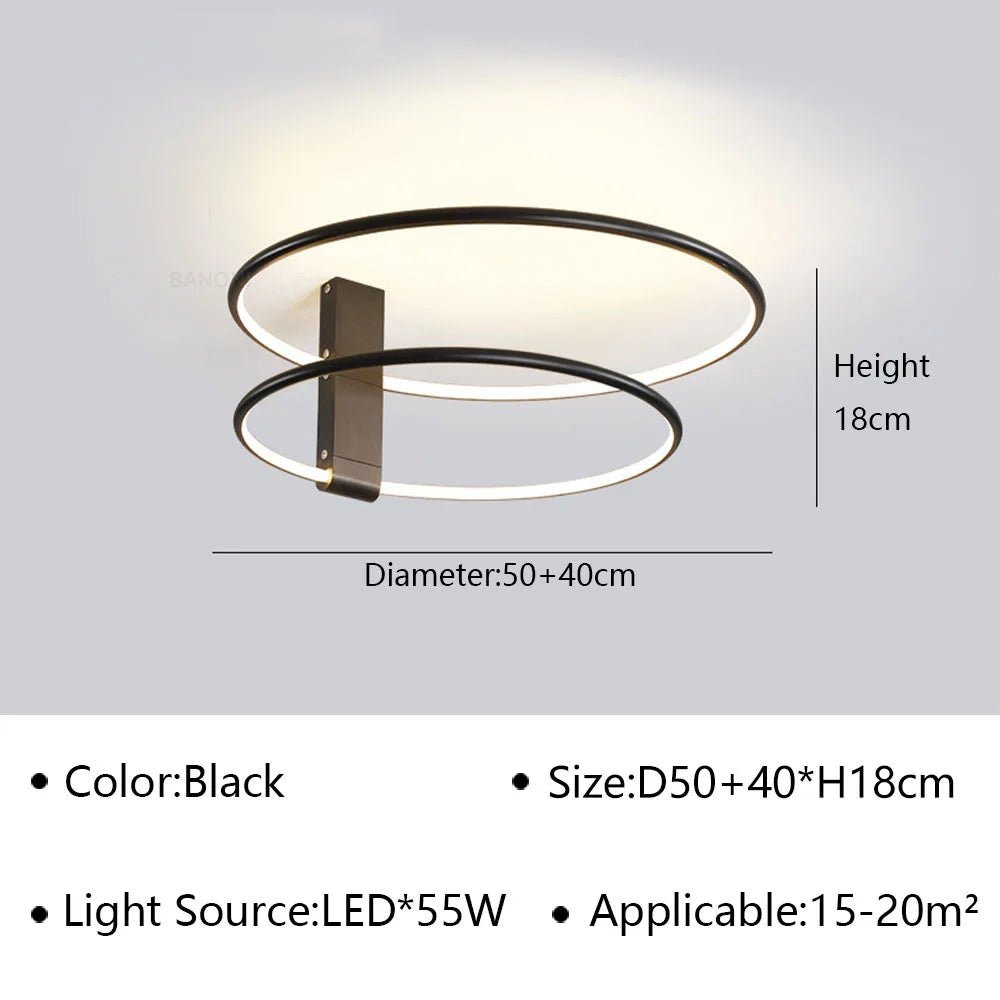 Modern LED Ceiling Light Fixture Luster
