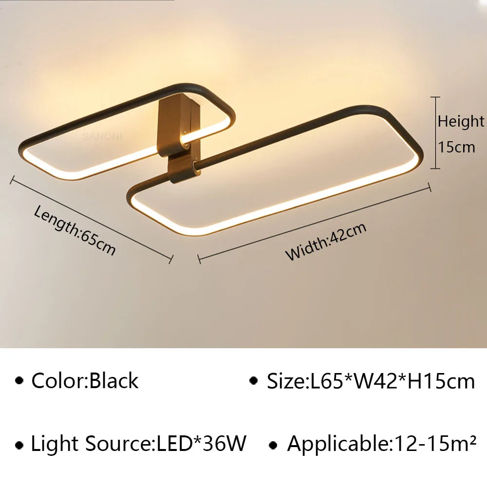 Modern LED Ceiling Light Fixture Luster