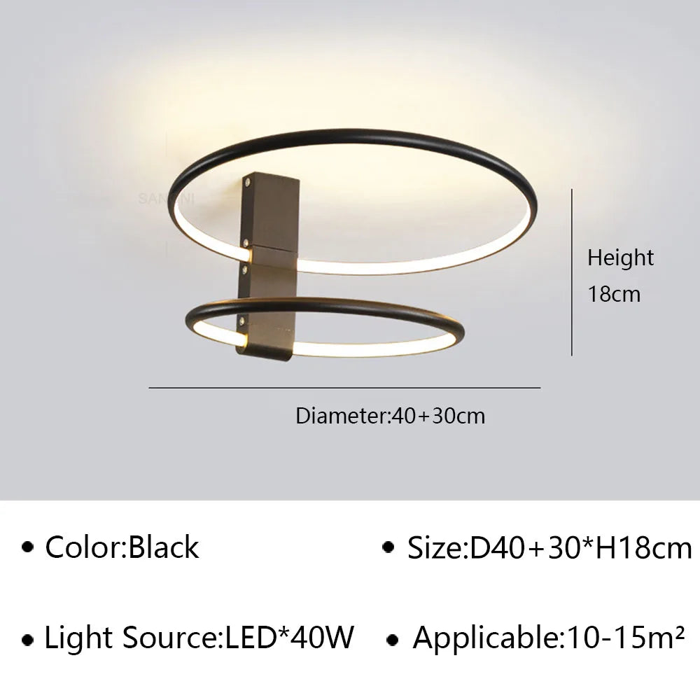 Modern LED Ceiling Light Fixture Luster
