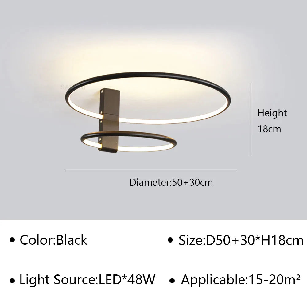 Modern LED Ceiling Light Fixture Luster