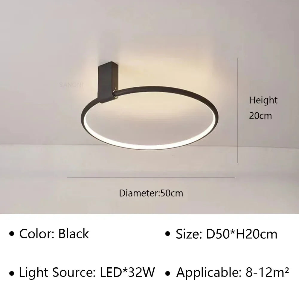 Modern LED Ceiling Light Fixture Luster
