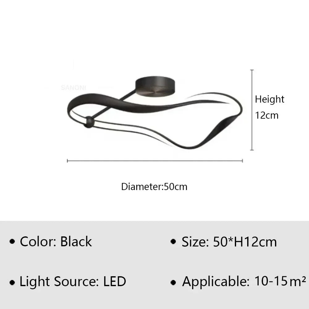 H2 Modern LED Ceiling Light Chandelier