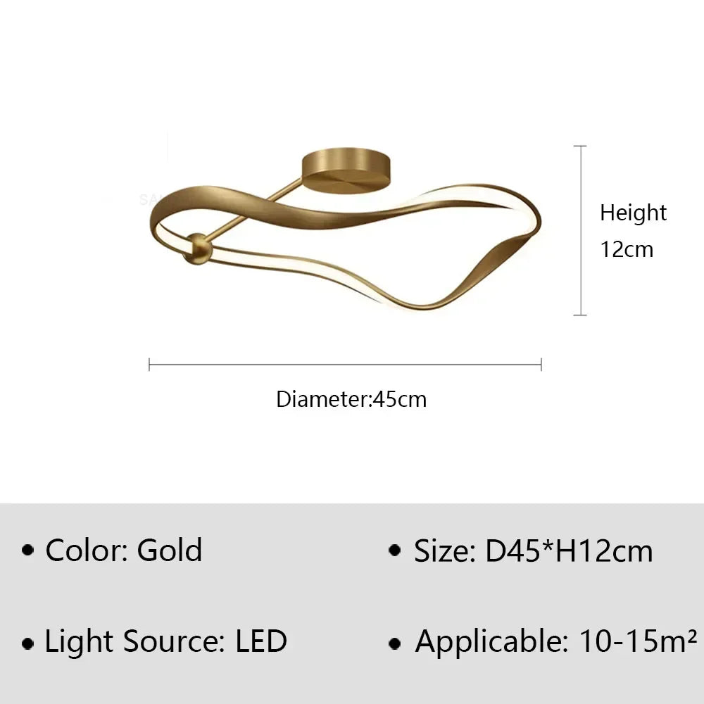 H2 Modern LED Ceiling Light Chandelier