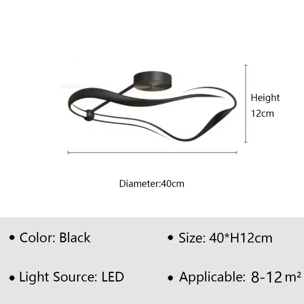 H2 Modern LED Ceiling Light Chandelier