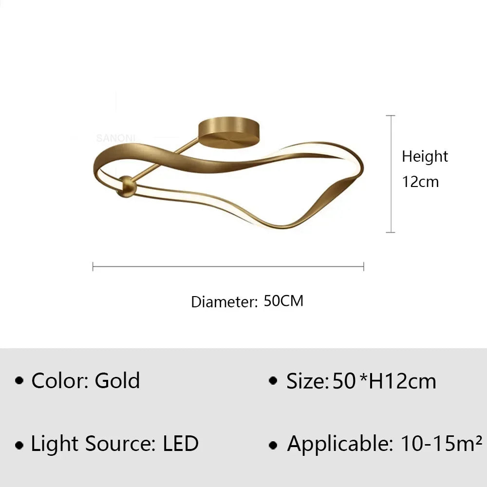 H2 Modern LED Ceiling Light Chandelier