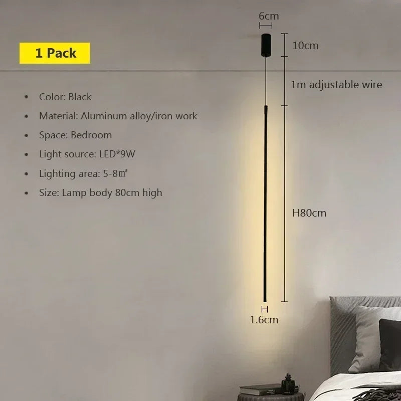 Modern LED Long Pendant Lamp