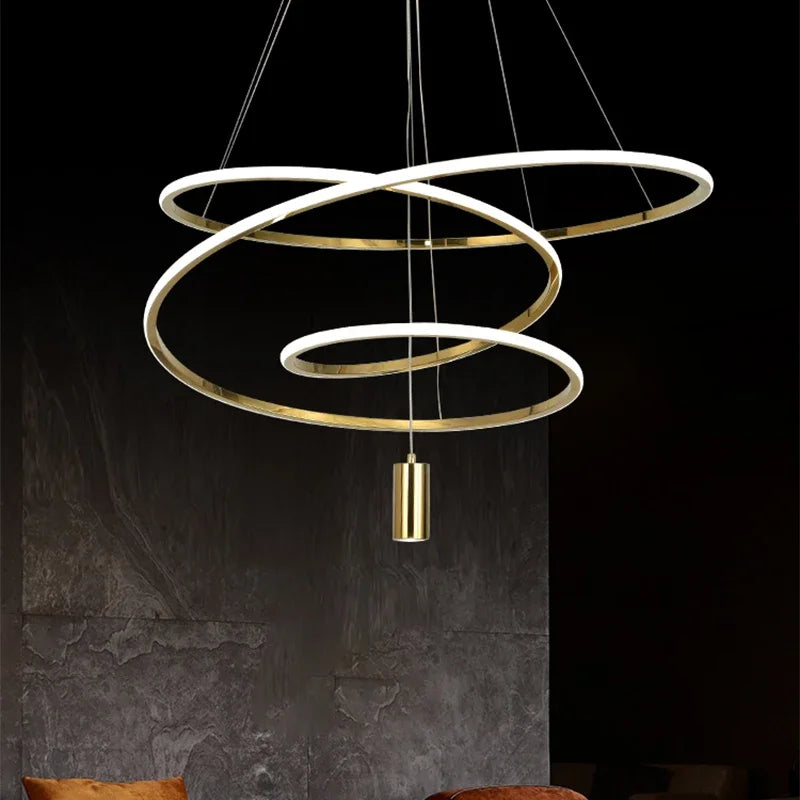 Q500Modern LED Pendant Lamp Chandelier