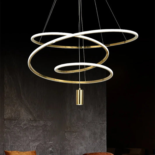 Q500Modern LED Pendant Lamp Chandelier