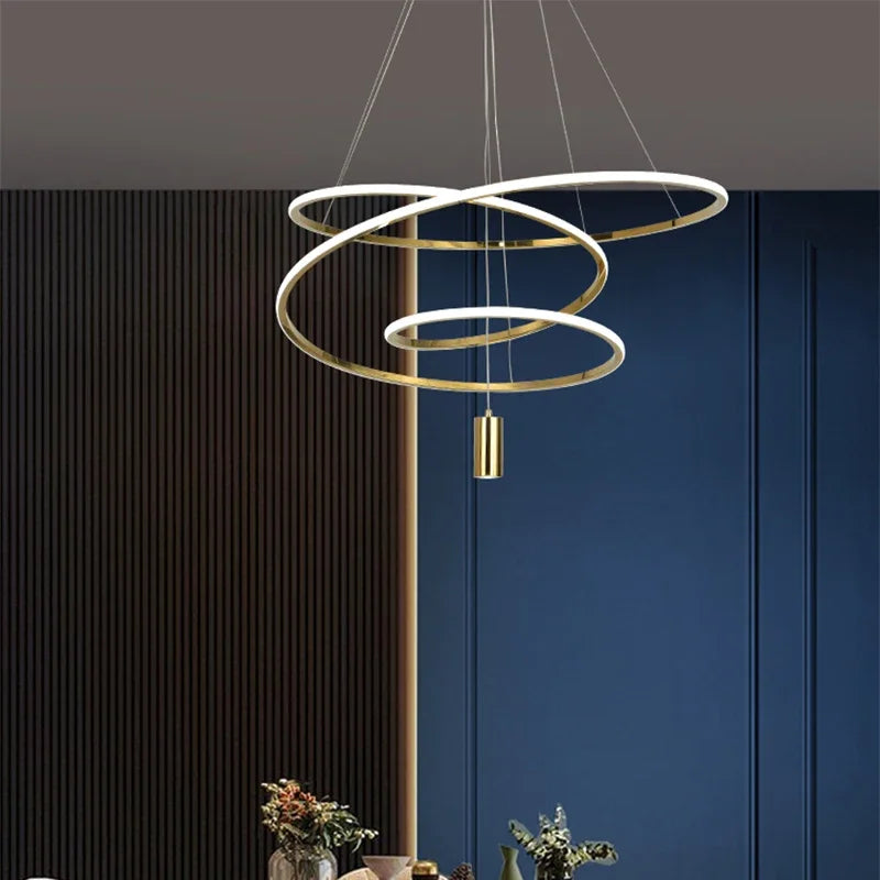 Q500Modern LED Pendant Lamp Chandelier