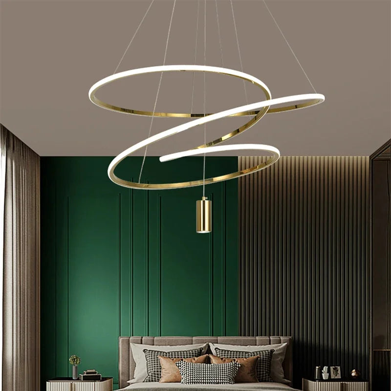 Q500Modern LED Pendant Lamp Chandelier