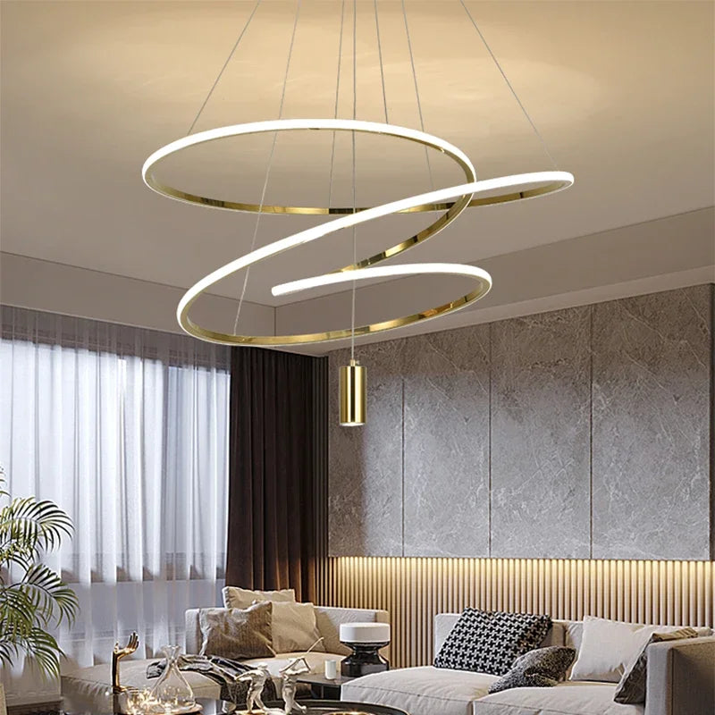 Q500Modern LED Pendant Lamp Chandelier