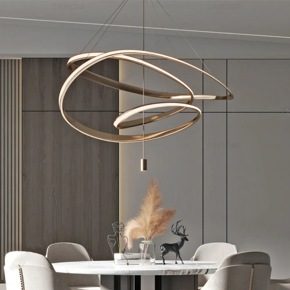 Q500Modern LED Pendant Lamp Chandelier