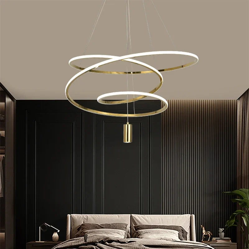 Q500Modern LED Pendant Lamp Chandelier
