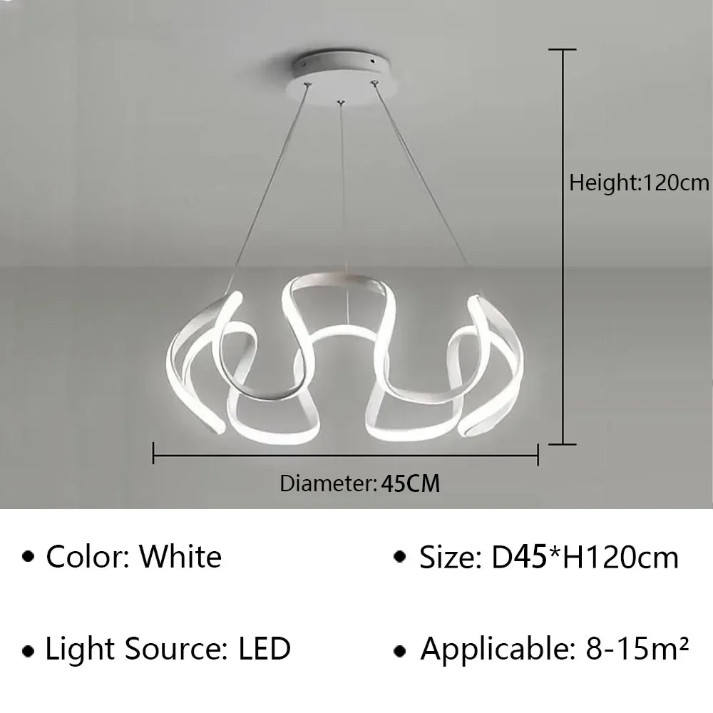 A 8Modern LED Pendant Lamp