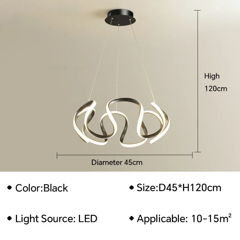 A 8Modern LED Pendant Lamp