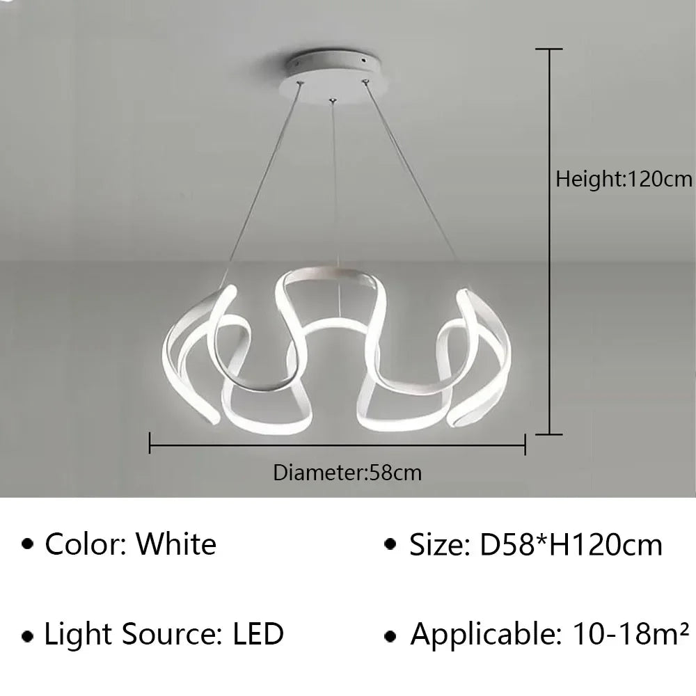 A 8Modern LED Pendant Lamp